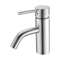 Nero Dolce Basin Mixer Brushed Nickel | The Blue Space
