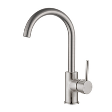 Nero Dolce Kitchen Sink Mixer Brushed Nickel | The Blue Space