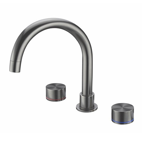 Nero Kara Hob Bath Set Gun Metal | The Blue Space