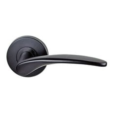 Nidus Mediterranean Altro Privacy Levers Matte Black online at The Blue Space