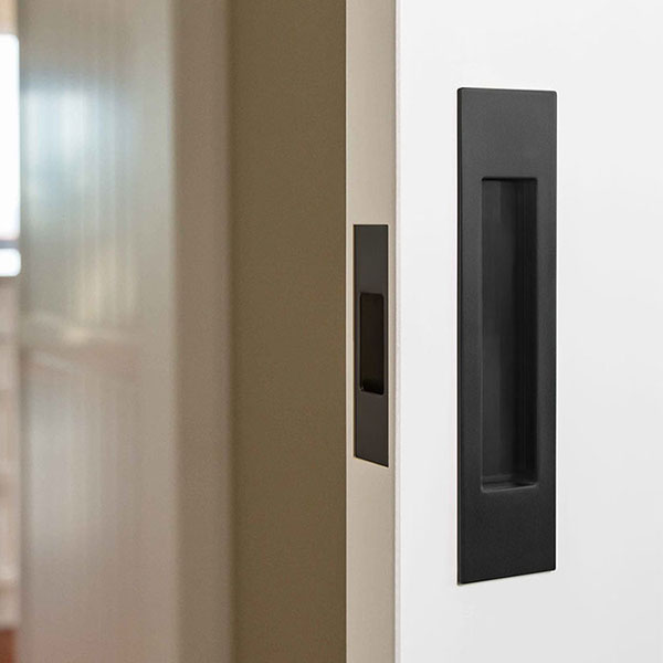 Nidus Mardeco Cavity Sliding Door Passage Set Matte Black online at The Blue Space