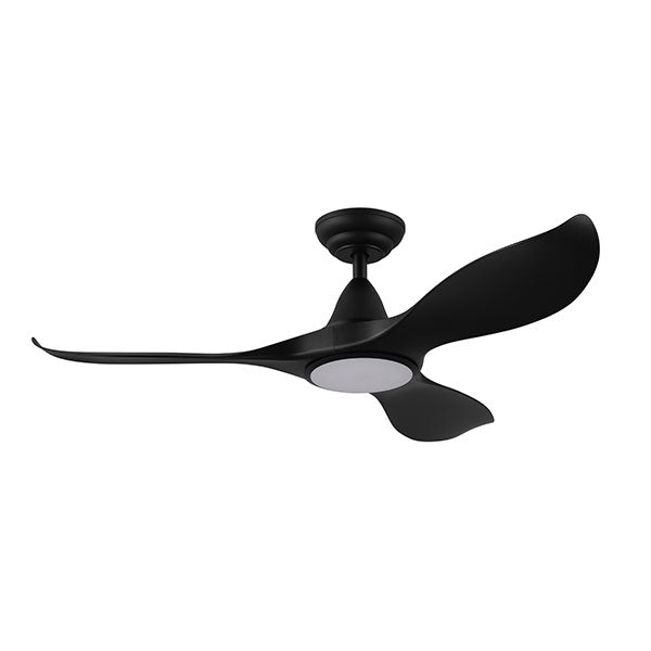 Eglo Noosa 46in 116cm DC Ceiling  Fan with 18W LED CCT Light - Black