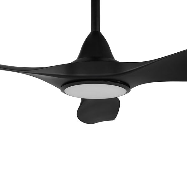 Eglo Noosa 52in 132cm DC Ceiling  Fan with 18W LED CCT Light - Black
