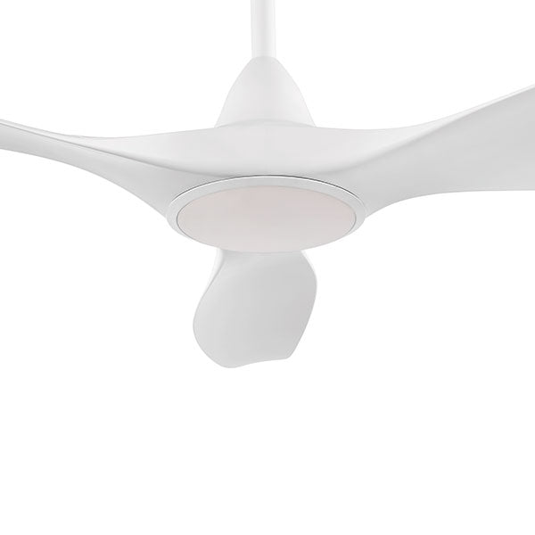 Eglo Noosa 60" 152cm DC Ceiling Fan with 18W LED CCT Light - White - The Blue Space
