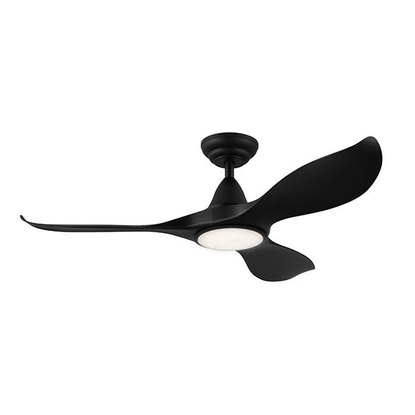 Eglo Noosa 46in 116cm DC Ceiling Fan with 18W LED CCT Light - Black