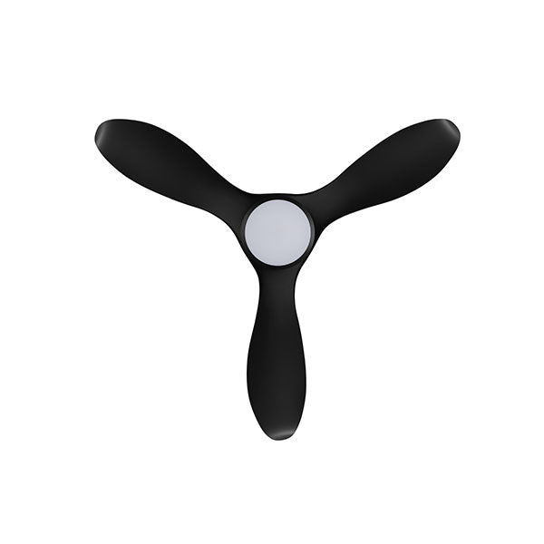 Eglo Noosa 46in 116cm DC Ceiling Fan with 18W LED CCT Light - Black