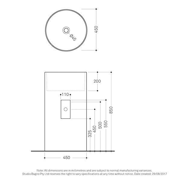 Studio Bagno Ovvio Freestanding Basin