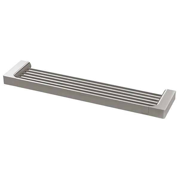 Phoenix Gloss Shower Shelf Brushed Nickel, Best Price The Blue Space