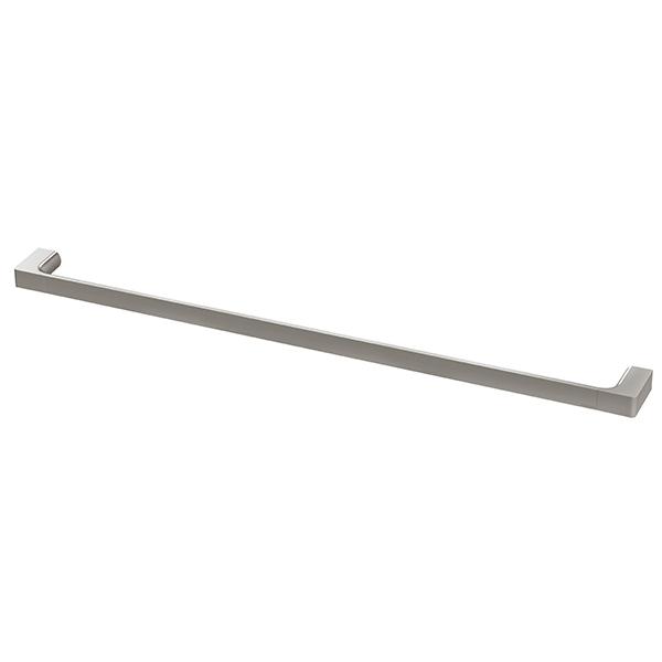 Phoenix Gloss Single Towel Rail 800mm - Brushed Nickel at The Blue Space