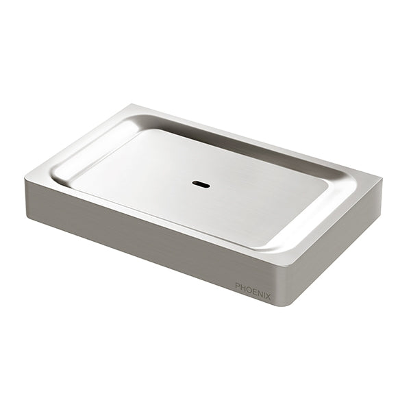 Phoenix Gloss Soap Dish-Brushed Nickel - the blue space