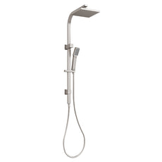 Phoenix Lexi Twin Shower - Brushed Nickel - the blue space