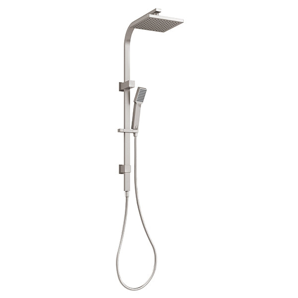 Phoenix Lexi Twin Shower - Brushed Nickel - the blue space