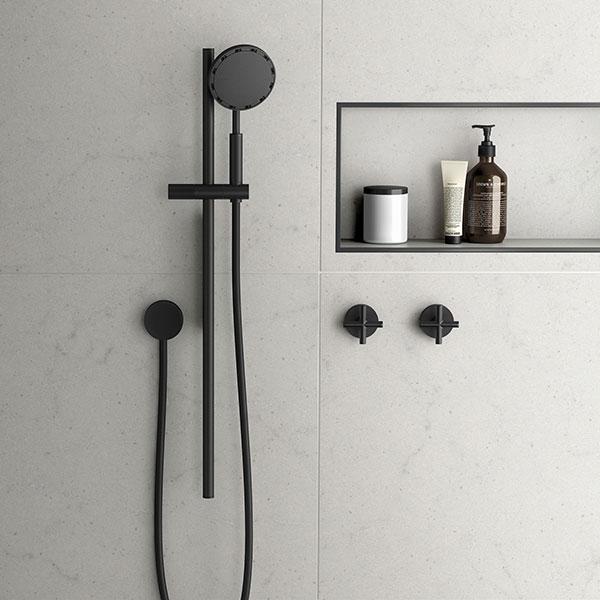 Phoenix NX IKO with Hydrosense Rail Shower - Matte Black Online at The Blue Space