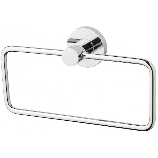 Phoenix Radii Hand Towel Holder Round Plate Chrome