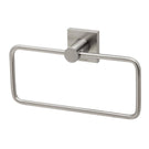 Phoenix Radii Hand Towel Holder Square Plate - Brushed Nickel - The Blue Space