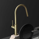 Phoenix Vivid Slimline Pull Out Sink Mixer Brushed Gold online at The Blue Space