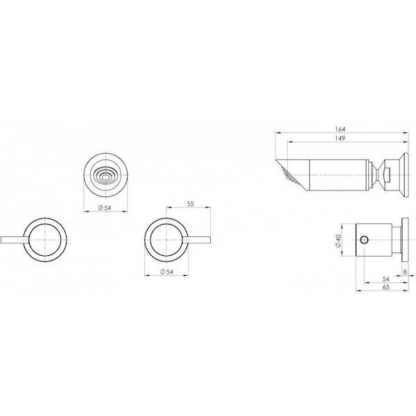 Phoenix Vivid Pin Lever Shower Set