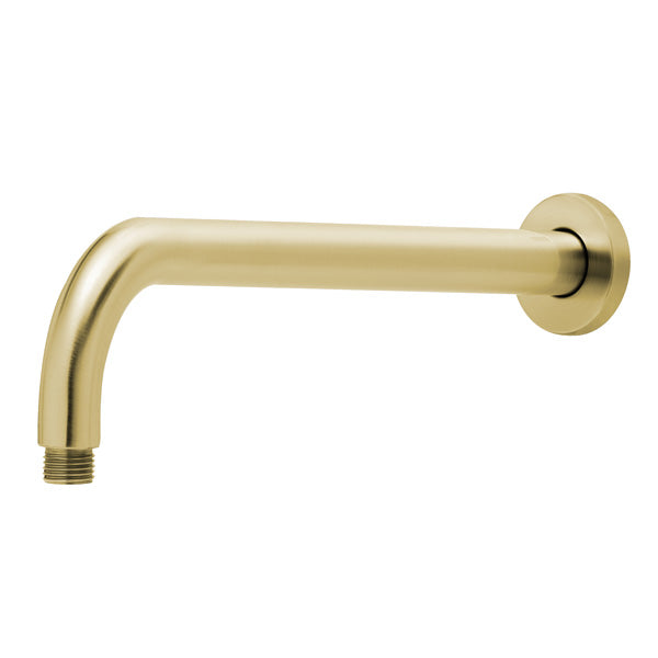 Phoenix Vivid Shower Arm Only 400mm Round- Brushed Gold