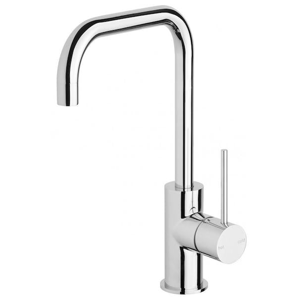 Phoenix Vivid Slimline Side Lever Sink Mixer 160mm Squareline-Chrome