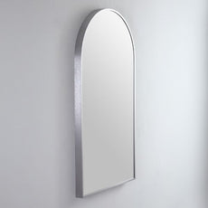 Remer Modern Arch 500mm Mirror Brushed Nickel Frame - The Blue Space