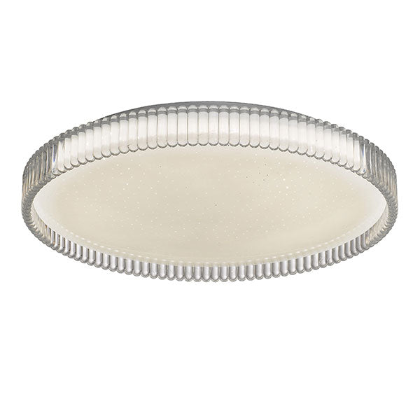 Telbix Rosario 18W LED CCT LED Ceiling Light Clear | The Blue Space
