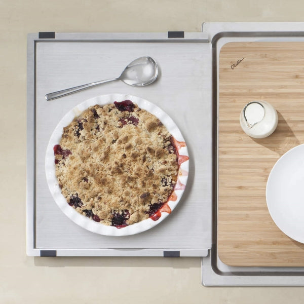 Oliveri Cooking Mate Stainless Steel Bench Top Drainer Lifestyle - The Blue Space