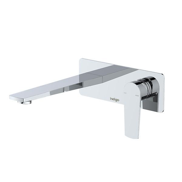 Indigo Savina Wall Basin/Bath Mixer 225mm Chrome online at The Blue Space