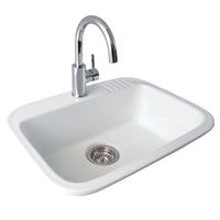 Seima Eva 600 Ceramic Laundry Utility Sink online at The Blue Space
