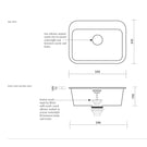 Seima Eva Ceramic Laundry Utility Sink Dimensions