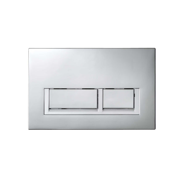 Seima 400 Flush Plate and Buttons in Chrome finish