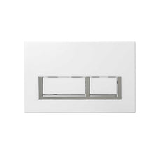Seima 400 In-Wall Flush Button Plate in White
