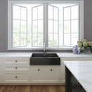 Seima Rhodes 900 Sink Black in heritage style kitchen online at The Blue Space