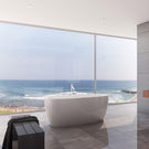 Decina Sheraton Freestanding Bath in luxury bathroom on the beach - The Blue Space
