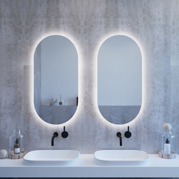 Thermogroup Ablaze Premium SO Range Back-Lit Mirror - 1000mm x 500mm