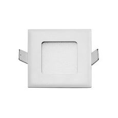 Telbix Stow 3W LED Square Step Wall Light Warm White - White | The Blue Space