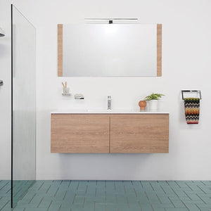 ADP Glacier Lite All Drawer Slim Vanity with Cast Marble Top