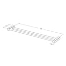 Sussex Suba Double Towel Rail 700mm Technical Drawing - The Blue Space