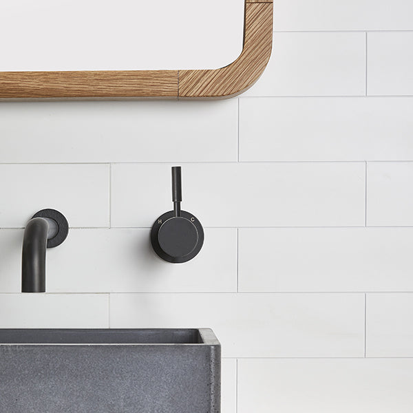 Sussex Voda Wall Mixer Brushed Black Online at The Blue Space