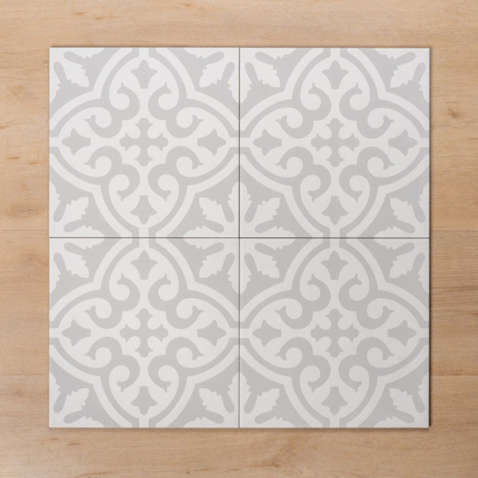 Tamarama Soft Grey Matt P3 Cushioned Edge Porcelain Tile 300x300mm