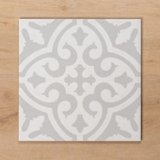 SIngle no Hand Tamarama Soft Grey Matt P3 Cushioned Edge Porcelain Tile 300x300mm 3KENGYM - The Blue Space