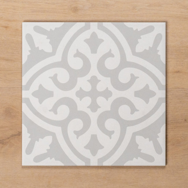 SIngle no Hand Tamarama Soft Grey Matt P3 Cushioned Edge Porcelain Tile 300x300mm 3KENGYM - The Blue Space