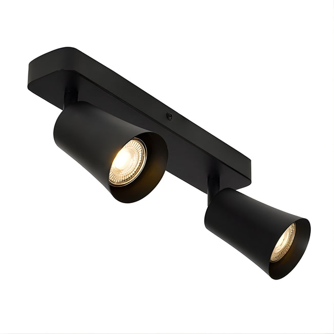 Telbix Alvey GU10 2 Light Spotlight in Black | The Blue Space