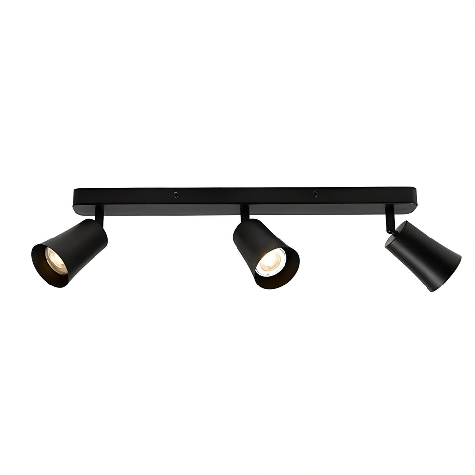 Telbix Alvey GU10 3 Light Spotlight Black