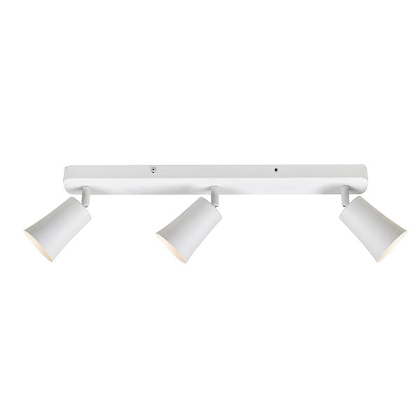 Telbix Alvey GU10 3 Light Spotlight in White | The Blue Space