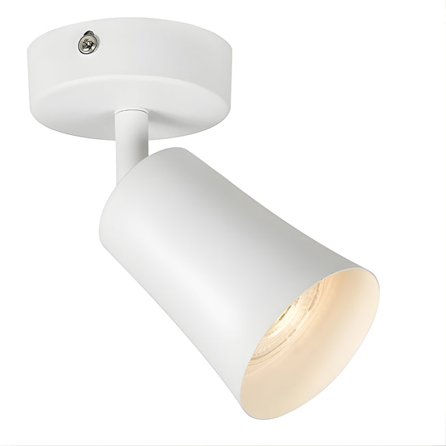 Telbix Alvey GU10 1 Light Spotlight in White | The Blue Space