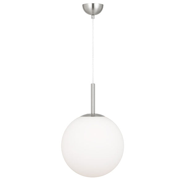 Telbix Bally ES 30cm Pendant - Nickel | The Blue Space