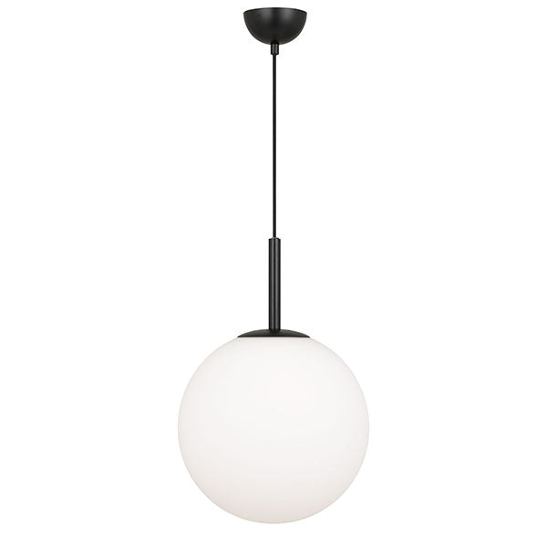 Telbix Bally ES 30cm Pendant - Black | The Blue Space