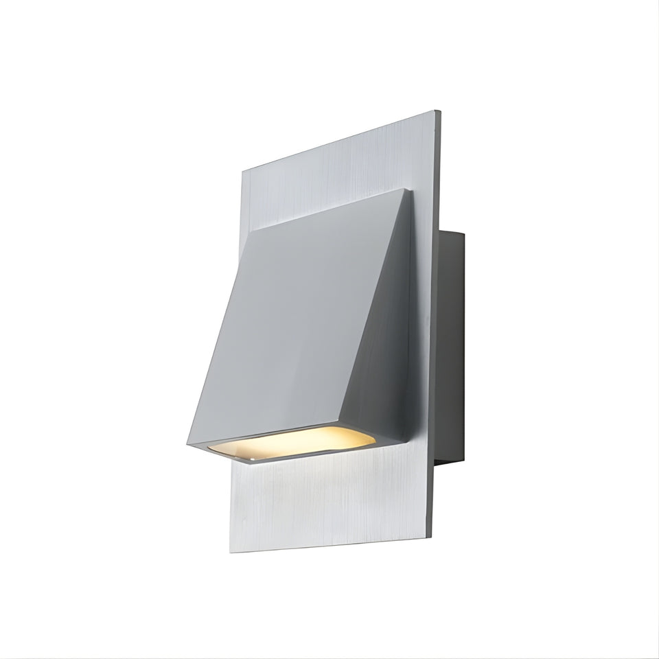 Telbix Brea 3W LED Wall Step Light Warm White - Aluminium