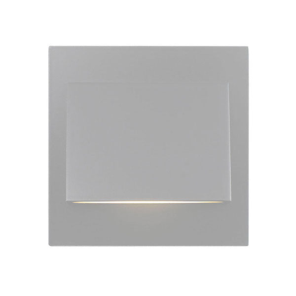 Telbix Brea 3W LED Wall Step Light in Warm White, Aluminium - The Blue Space