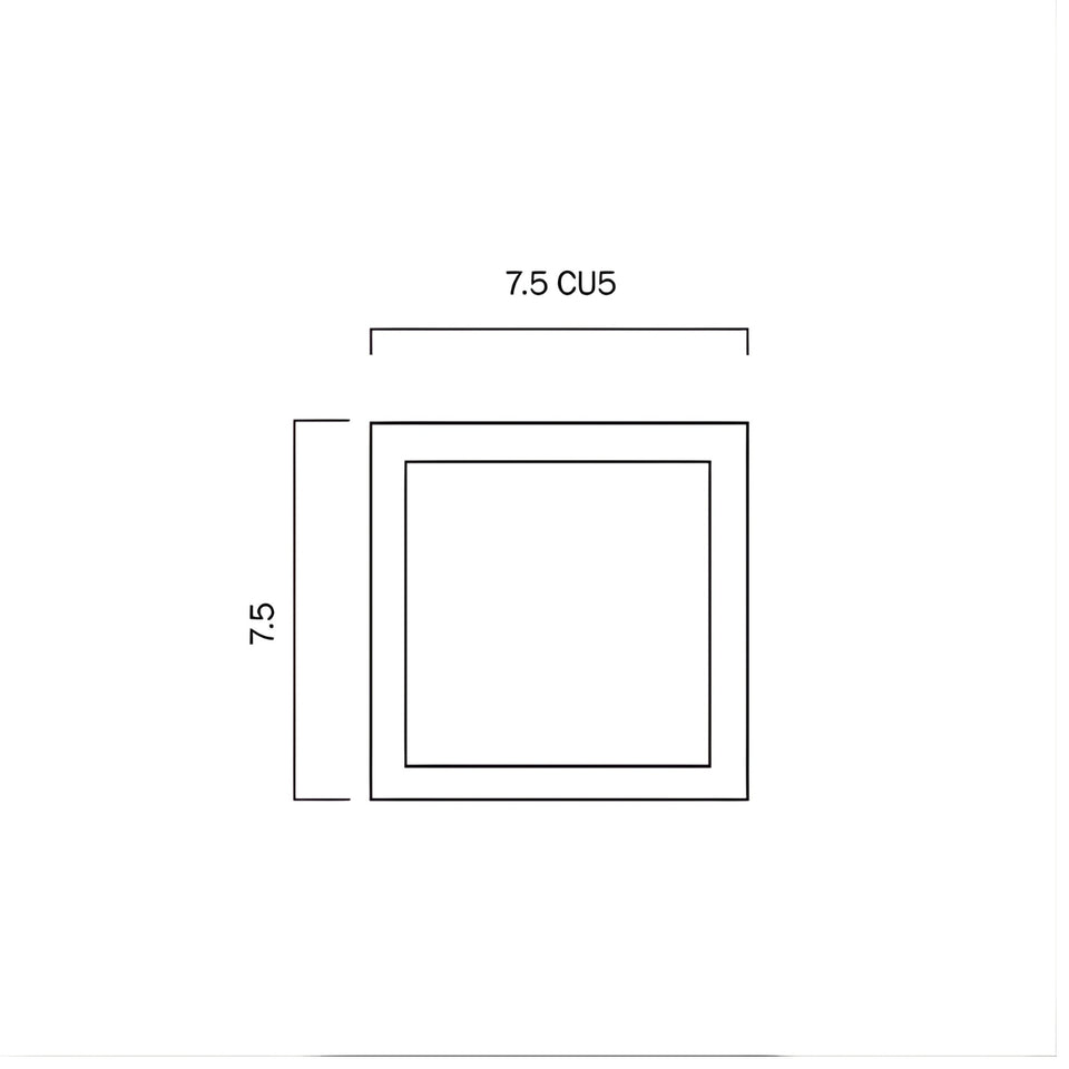 Telbix Brea 3W LED Wall Step Light Warm White - White